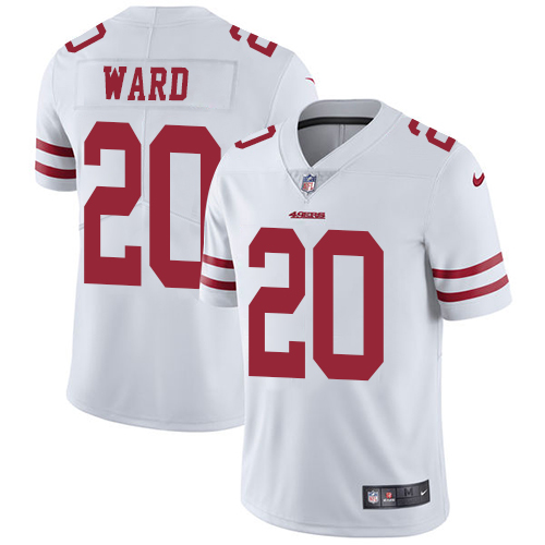 Nike 49ers #20 Jimmie Ward White Mens Stitched NFL Vapor Untouch