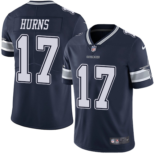 Nike Cowboys #17 Allen Hurns Navy Blue Team Color Mens Stitched NFL Vapor Untouchable Limited Jersey