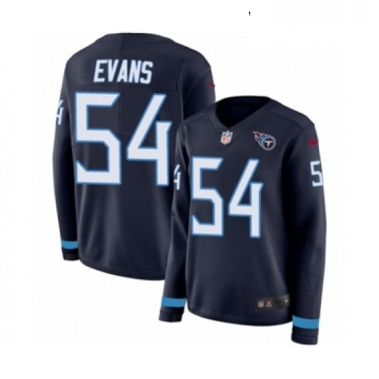 Womens Nike Tennessee Titans 54 Rashaan Evans Limited Navy Blue 