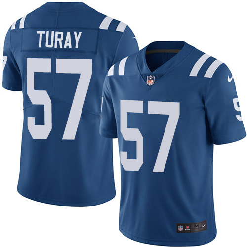 Nike Colts #57 Kemoko Turay Royal Blue Team Color Mens Stitched 