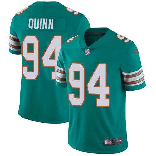 Nike Dolphins #94 Robert Quinn Aqua Green Alternate Mens Stitched NFL Vapor Untouchable Limited Jers