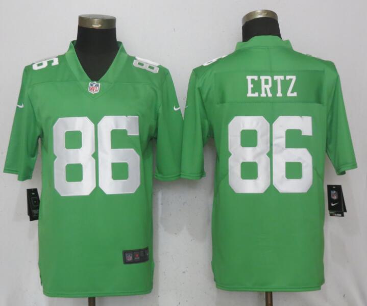 Nike Eagles #86 Zach Ertz Green 2017 Vapor Untouchable Player Limited Jersey