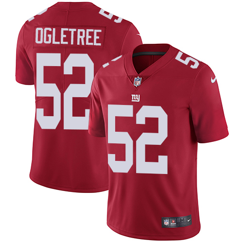 Nike Giants #52 Alec Ogletree Red Alternate Mens Stitched NFL Vapor Untouchable Limited Jersey