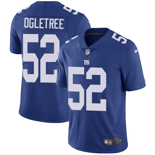 Nike Giants #52 Alec Ogletree Royal Blue Team Color Mens Stitche