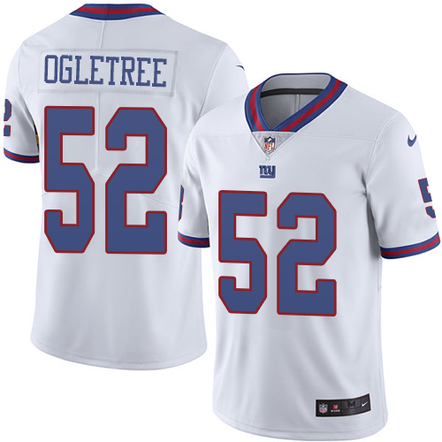 Nike Giants #52 Alec Ogletree White Mens Stitched NFL Limited Ru