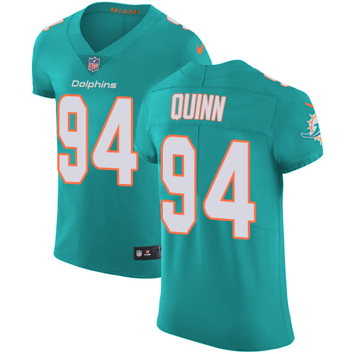 Nike Dolphins #94 Robert Quinn Aqua Green Team Color Mens Stitched NFL Vapor Untouchable Elite Jerse