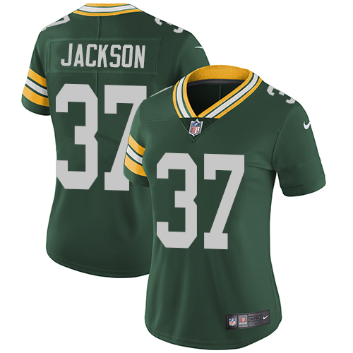 Nike Packers #37 Josh Jackson Green Team Color Womens Stitched N