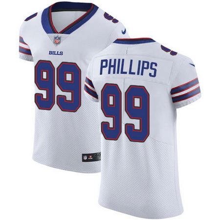 Nike Bills #99 Harrison Phillips White Mens Stitched NFL Vapor U