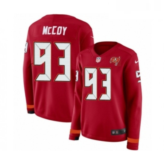 Womens Nike Tampa Bay Buccaneers 93 Gerald McCoy Limited Red The