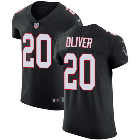 Nike Falcons #20 Isaiah Oliver Black Alternate Mens Stitched NFL Vapor Untouchable Elite Jersey