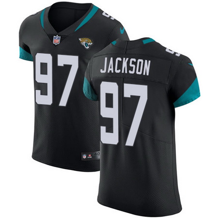 Nike Jaguars #97 Malik Jackson Black Alternate Mens Stitched NFL