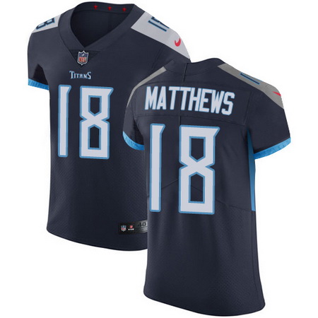 Nike Titans #18 Rishard Matthews Navy Blue Alternate Mens Stitched NFL Vapor Untouchable Elite Jerse