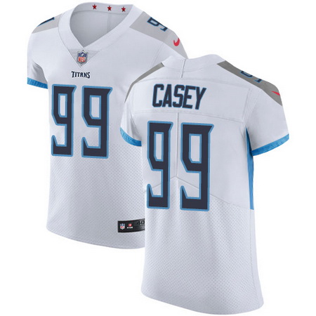 Nike Titans #99 Jurrell Casey White Mens Stitched NFL Vapor Unto