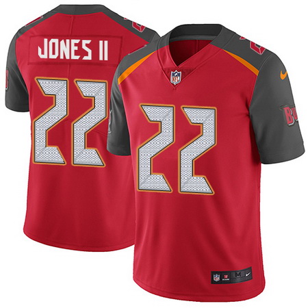 Nike Buccaneers #22 Ronald Jones II Red Team Color Mens Stitched NFL Vapor Untouchable Limited Jerse