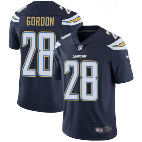 Youth Nike Los Angeles Chargers 28 Melvin Gordon Elite Navy Blue