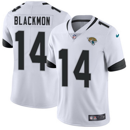 Nike Jaguars #14 Justin Blackmon White Mens Stitched NFL Vapor Untouchable Limited Jersey