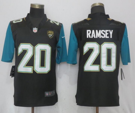 Nike Jaguars #20 Jalen Ramsey Black Vapor Untouchable Limited Jersey