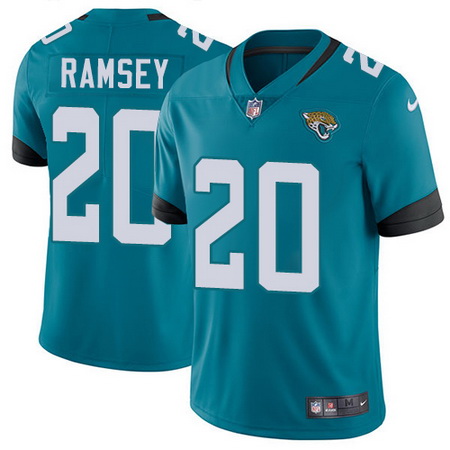 Nike Jaguars #20 Jalen Ramsey Teal Green Team Color Mens Stitched NFL Vapor Untouchable Limited Jers