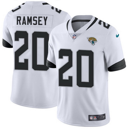 Nike Jaguars #20 Jalen Ramsey White Mens Stitched NFL Vapor Untouchable Limited Jersey