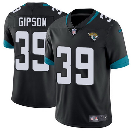 Nike Jaguars #39 Tashaun Gipson Black Alternate Mens Stitched NFL Vapor Untouchable Limited Jersey