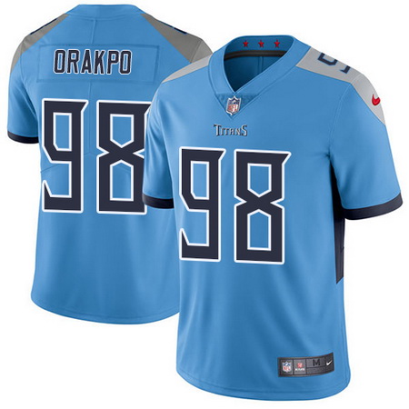 Nike Titans #98 Brian Orakpo Light Blue Team Color Mens Stitched NFL Vapor Untouchable Limited Jerse