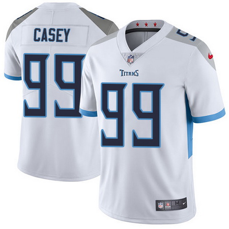 Nike Titans #99 Jurrell Casey White Mens Stitched NFL Vapor Unto