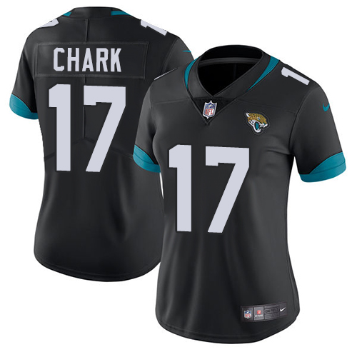 Nike Jaguars #17 DJ Chark Black Alternate Womens Stitched NFL Va