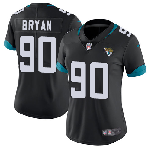 Nike Jaguars #90 Taven Bryan Black Alternate Womens Stitched NFL Vapor Untouchable Limited Jersey