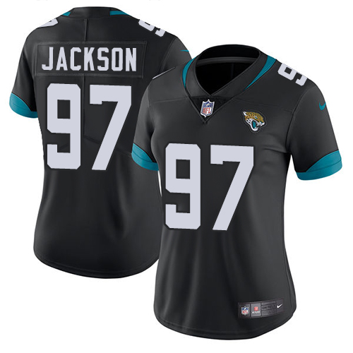 Nike Jaguars #97 Malik Jackson Black Alternate Womens Stitched NFL Vapor Untouchable Limited Jersey