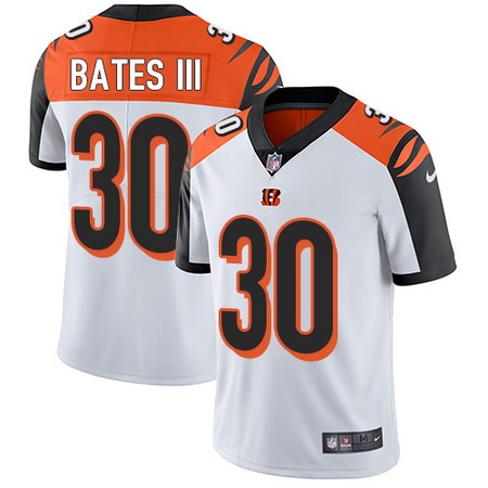 Nike Bengals #30 Jessie Bates III White Youth Stitched NFL Vapor