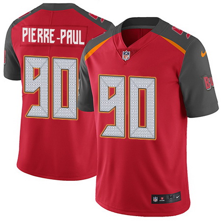 Nike Buccaneers #90 Jason Pierre Paul Red Team Color Youth Stitched NFL Vapor Untouchable Limited Je