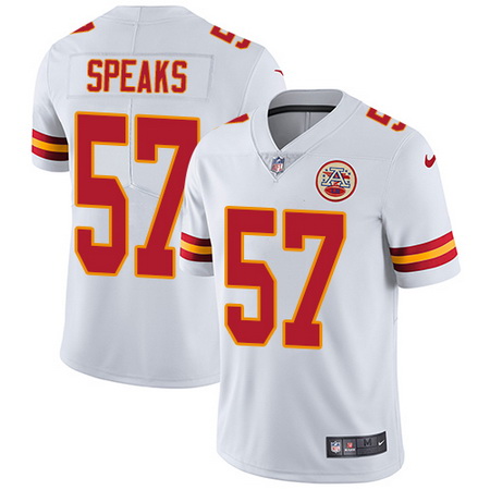 Nike Chiefs #57 Breeland Speaks White Youth Stitched NFL Vapor Untouchable Limited Jersey