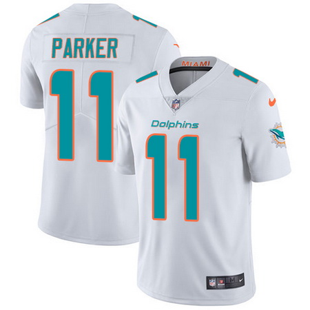 Nike Dolphins #11 DeVante Parker White Youth Stitched NFL Vapor Untouchable Limited Jersey