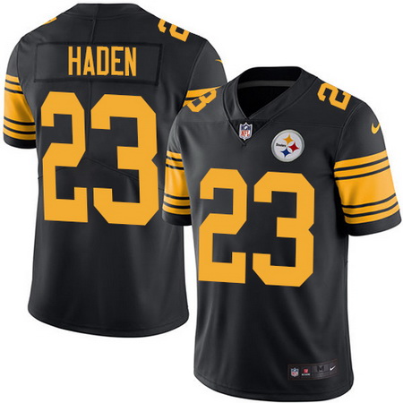 Nike Steelers #23 Joe Haden Black Youth Stitched NFL Limited Rus