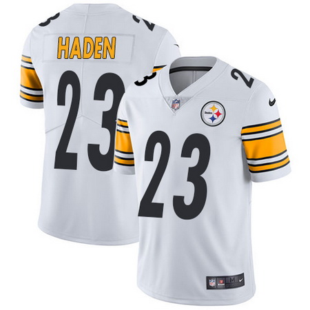 Nike Steelers #23 Joe Haden White Youth Stitched NFL Vapor Untou