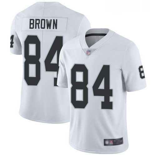 Mens Antonio Brown Limited White Road Jersey Oakland Raiders Football 84 Jersey Vapor Untouchabel Je