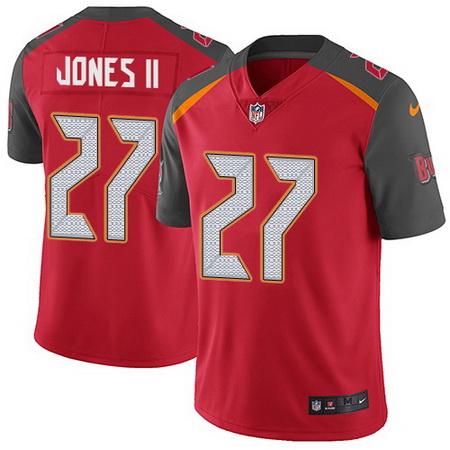 Nike Buccaneers #27 Ronald Jones II Red Team Color Mens Stitched NFL Vapor Untouchable Limited Jerse