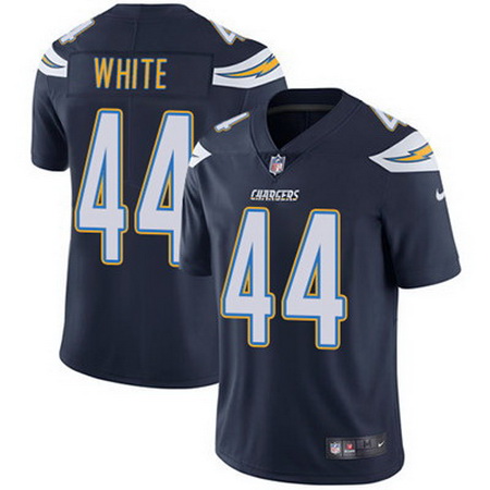 Nike Chargers #44 Kyzir White Navy Blue Team Color Mens Stitched NFL Vapor Untouchable Limited Jerse