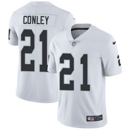 Nike Raiders #21 Gareon Conley White Mens Stitched NFL Vapor Untouchable Limited Jersey