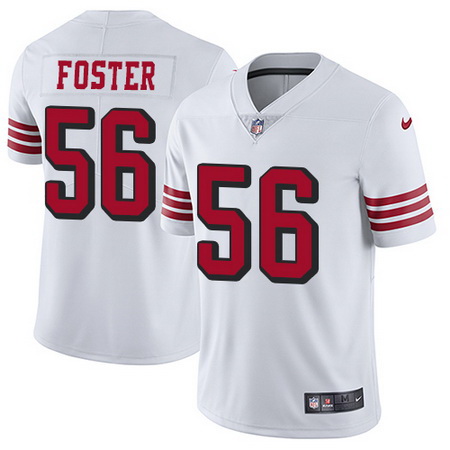 Nike 49ers #56 Reuben Foster White Rush Youth Stitched NFL Vapor Untouchable Limited Jersey