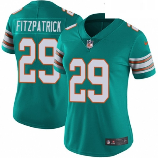 Womens Nike Miami Dolphins 29 Minkah Fitzpatrick Aqua Green Alternate Vapor Untouchable Limited Play