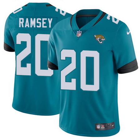 Nike Jaguars #20 Jalen Ramsey Teal Green Team Color Youth Stitched NFL Vapor Untouchable Limited Jer