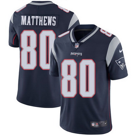 Nike Patriots #80 Jordan Matthews Navy Blue Team Color Youth Stitched NFL Vapor Untouchable Limited 