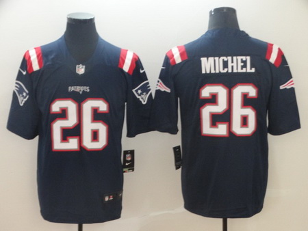 Nike Patriots 26 Sony Michel Navy Color Rush Limited Jersey