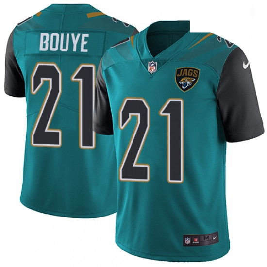 Youth Nike Jacksonville Jaguars 21 AJ Bouye Teal Green Team Color Vapor Untouchable Limited Player N