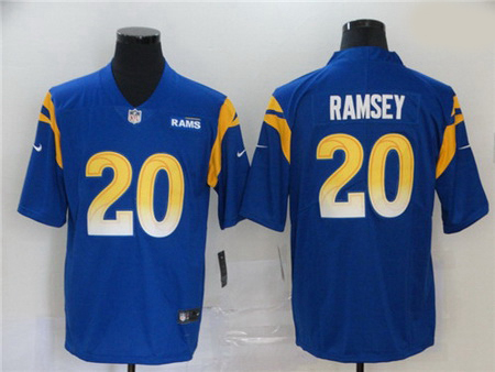 Nike Rams 20 Jalen Ramsey Royal 2020 New Vapor Untouchable Limited Jersey