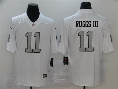 Nike Raiders 11 Henry Ruggs III White 2020 NFL Draft First Round Pick Color Rush Limited Jersey