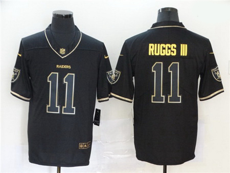 Nike Raiders 11 Henry Ruggs III Black Gold Vapor Untouchable Limited Jersey