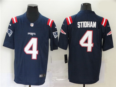 Nike Patriots 4 Jarrett Stidham Navy 2020 New Vapor Untouchable Limited Jersey