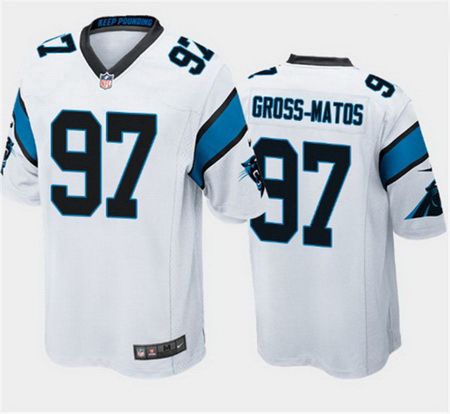 Nike Panthers 97 Yetur Gross Matos White 2020 NFL Draft First Round Pick Vapor Untouchable Limited J